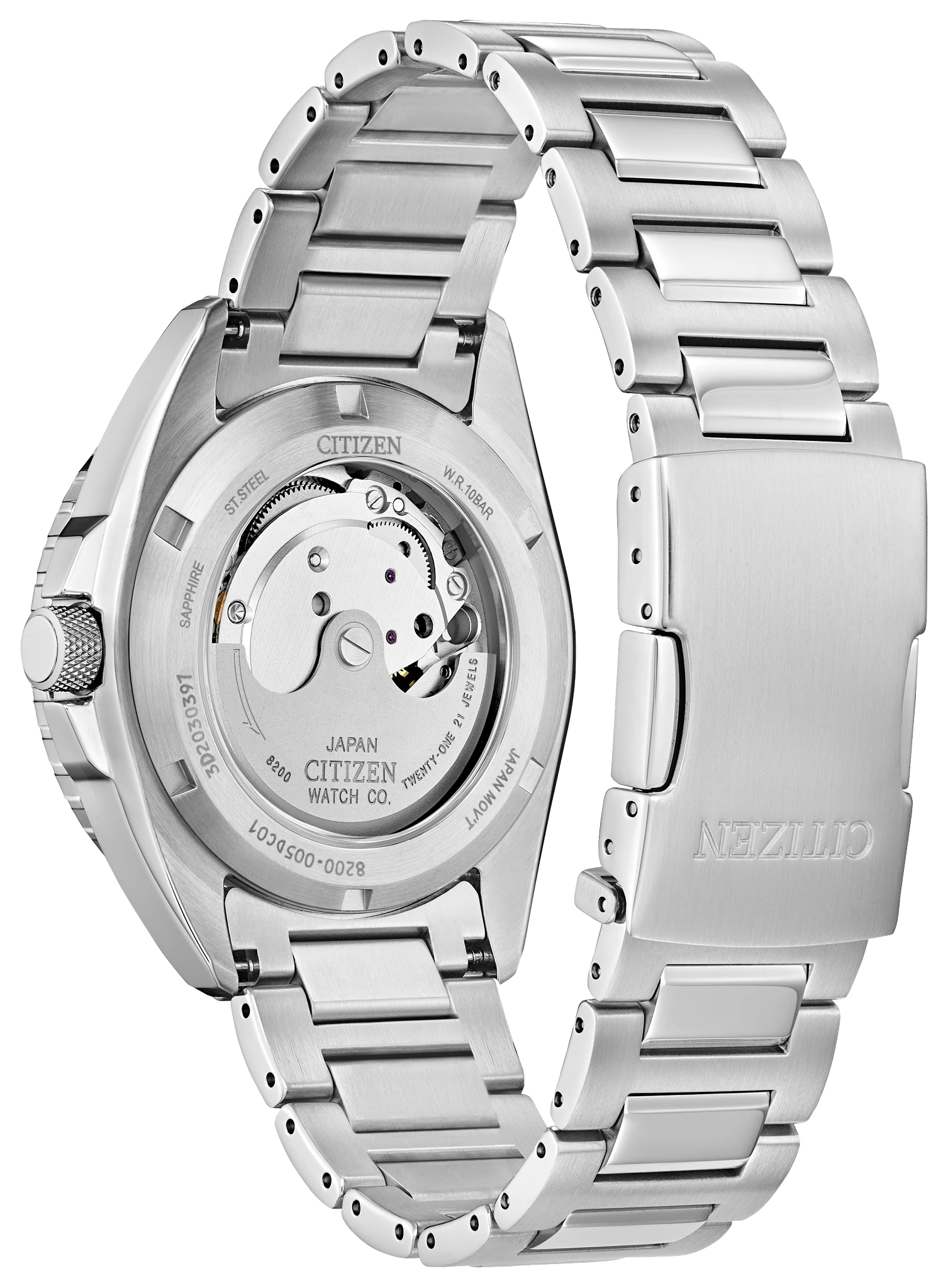 Sport Automatic Blue Dial Stainless Steel Bracelet NH7530-52M